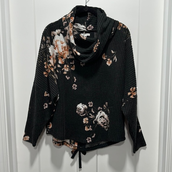 Maurice’s Cowl Neck Sweater With Lace-Up Back - Picture 1 of 11